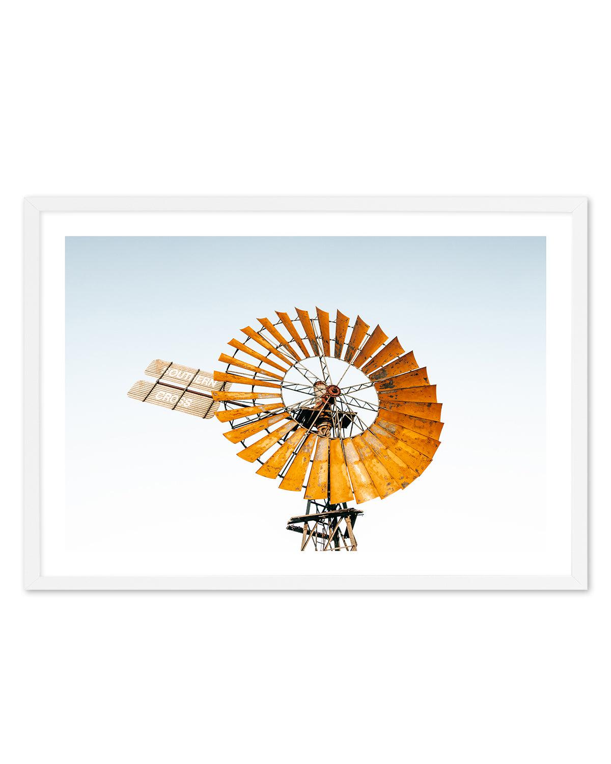 Windmill by Kellie Morris Art Print