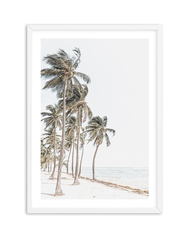 Windy Palms Art Print-PRINT-Olive et Oriel-Olive et Oriel-A5 | 5.8" x 8.3" | 14.8 x 21cm-White-With White Border-Buy-Australian-Art-Prints-Online-with-Olive-et-Oriel-Your-Artwork-Specialists-Austrailia-Decorate-With-Coastal-Photo-Wall-Art-Prints-From-Our-Beach-House-Artwork-Collection-Fine-Poster-and-Framed-Artwork