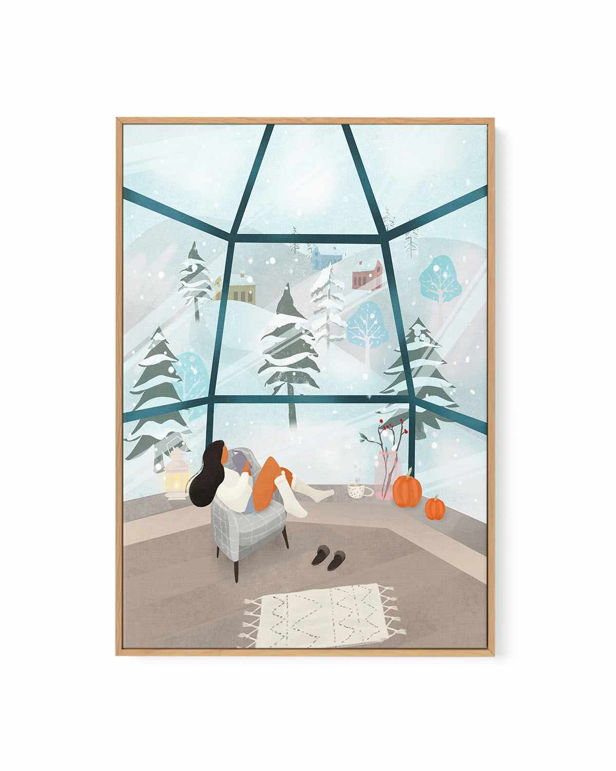 Winter Wonderland by Petra Lizde | Framed Canvas Art Print