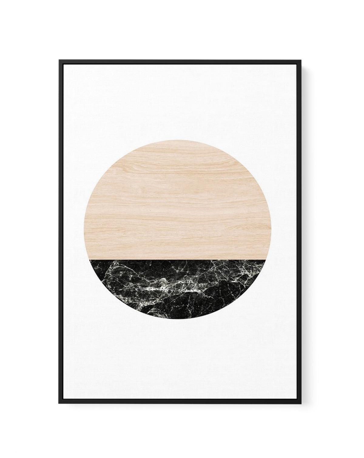 Wooden Marble Moon | Framed Canvas-CANVAS-You can shop wall art online with Olive et Oriel for everything from abstract art to fun kids wall art. Our beautiful modern art prints and canvas art are available from large canvas prints to wall art paintings and our proudly Australian artwork collection offers only the highest quality framed large wall art and canvas art Australia - You can buy fashion photography prints or Hampton print posters and paintings on canvas from Olive et Oriel and have th