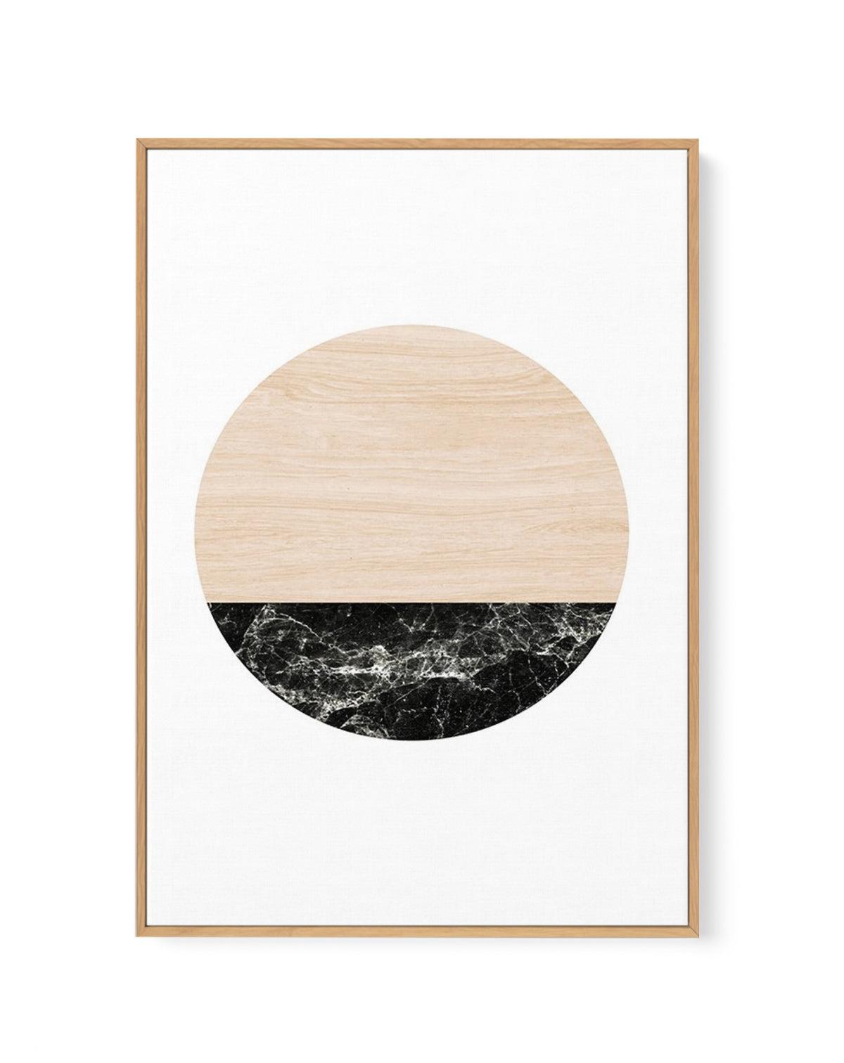 Wooden Marble Moon | Framed Canvas-CANVAS-You can shop wall art online with Olive et Oriel for everything from abstract art to fun kids wall art. Our beautiful modern art prints and canvas art are available from large canvas prints to wall art paintings and our proudly Australian artwork collection offers only the highest quality framed large wall art and canvas art Australia - You can buy fashion photography prints or Hampton print posters and paintings on canvas from Olive et Oriel and have th