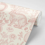 Woodland Folk Wallpaper - Pink-Wallpaper-Buy Kids Removable Wallpaper Online Our Custom Made Children√¢‚Ç¨‚Ñ¢s Wallpapers Are A Fun Way To Decorate And Enhance Boys Bedroom Decor And Girls Bedrooms They Are An Amazing Addition To Your Kids Bedroom Walls Our Collection of Kids Wallpaper Is Sure To Transform Your Kids Rooms Interior Style From Pink Wallpaper To Dinosaur Wallpaper Even Marble Wallpapers For Teen Boys Shop Peel And Stick Wallpaper Online Today With Olive et Oriel