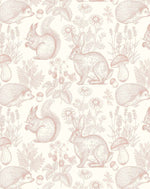 Woodland Folk Wallpaper - Pink-Wallpaper-Buy Kids Removable Wallpaper Online Our Custom Made Children√¢‚Ç¨‚Ñ¢s Wallpapers Are A Fun Way To Decorate And Enhance Boys Bedroom Decor And Girls Bedrooms They Are An Amazing Addition To Your Kids Bedroom Walls Our Collection of Kids Wallpaper Is Sure To Transform Your Kids Rooms Interior Style From Pink Wallpaper To Dinosaur Wallpaper Even Marble Wallpapers For Teen Boys Shop Peel And Stick Wallpaper Online Today With Olive et Oriel