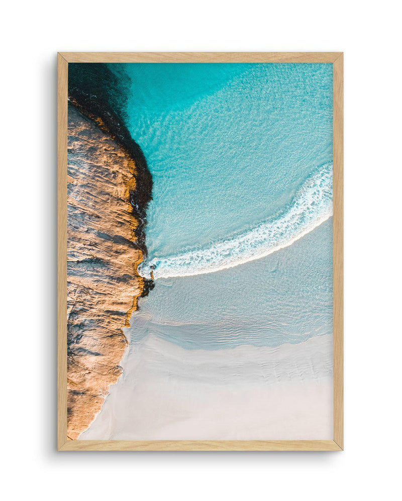 Wylie Bay Curves | Esperance Art Print-PRINT-Olive et Oriel-Olive et Oriel-A5 | 5.8" x 8.3" | 14.8 x 21cm-Oak-With White Border-Buy-Australian-Art-Prints-Online-with-Olive-et-Oriel-Your-Artwork-Specialists-Austrailia-Decorate-With-Coastal-Photo-Wall-Art-Prints-From-Our-Beach-House-Artwork-Collection-Fine-Poster-and-Framed-Artwork
