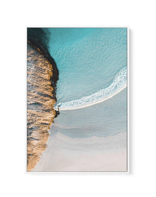 Wylie Bay Curves | Esperance | Framed Canvas-CANVAS-You can shop wall art online with Olive et Oriel for everything from abstract art to fun kids wall art. Our beautiful modern art prints and canvas art are available from large canvas prints to wall art paintings and our proudly Australian artwork collection offers only the highest quality framed large wall art and canvas art Australia - You can buy fashion photography prints or Hampton print posters and paintings on canvas from Olive et Oriel a