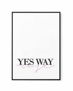 Yes Way Rose | Framed Canvas-CANVAS-You can shop wall art online with Olive et Oriel for everything from abstract art to fun kids wall art. Our beautiful modern art prints and canvas art are available from large canvas prints to wall art paintings and our proudly Australian artwork collection offers only the highest quality framed large wall art and canvas art Australia - You can buy fashion photography prints or Hampton print posters and paintings on canvas from Olive et Oriel and have them del