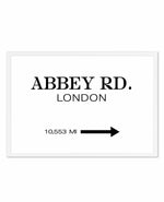 Abbey Road, London Art Print-PRINT-Olive et Oriel-Olive et Oriel-A5 | 5.8" x 8.3" | 14.8 x 21cm-White-With White Border-Buy-Australian-Art-Prints-Online-with-Olive-et-Oriel-Your-Artwork-Specialists-Austrailia-Decorate-With-Coastal-Photo-Wall-Art-Prints-From-Our-Beach-House-Artwork-Collection-Fine-Poster-and-Framed-Artwork