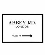 Abbey Road, London Art Print-PRINT-Olive et Oriel-Olive et Oriel-A5 | 5.8" x 8.3" | 14.8 x 21cm-Black-With White Border-Buy-Australian-Art-Prints-Online-with-Olive-et-Oriel-Your-Artwork-Specialists-Austrailia-Decorate-With-Coastal-Photo-Wall-Art-Prints-From-Our-Beach-House-Artwork-Collection-Fine-Poster-and-Framed-Artwork