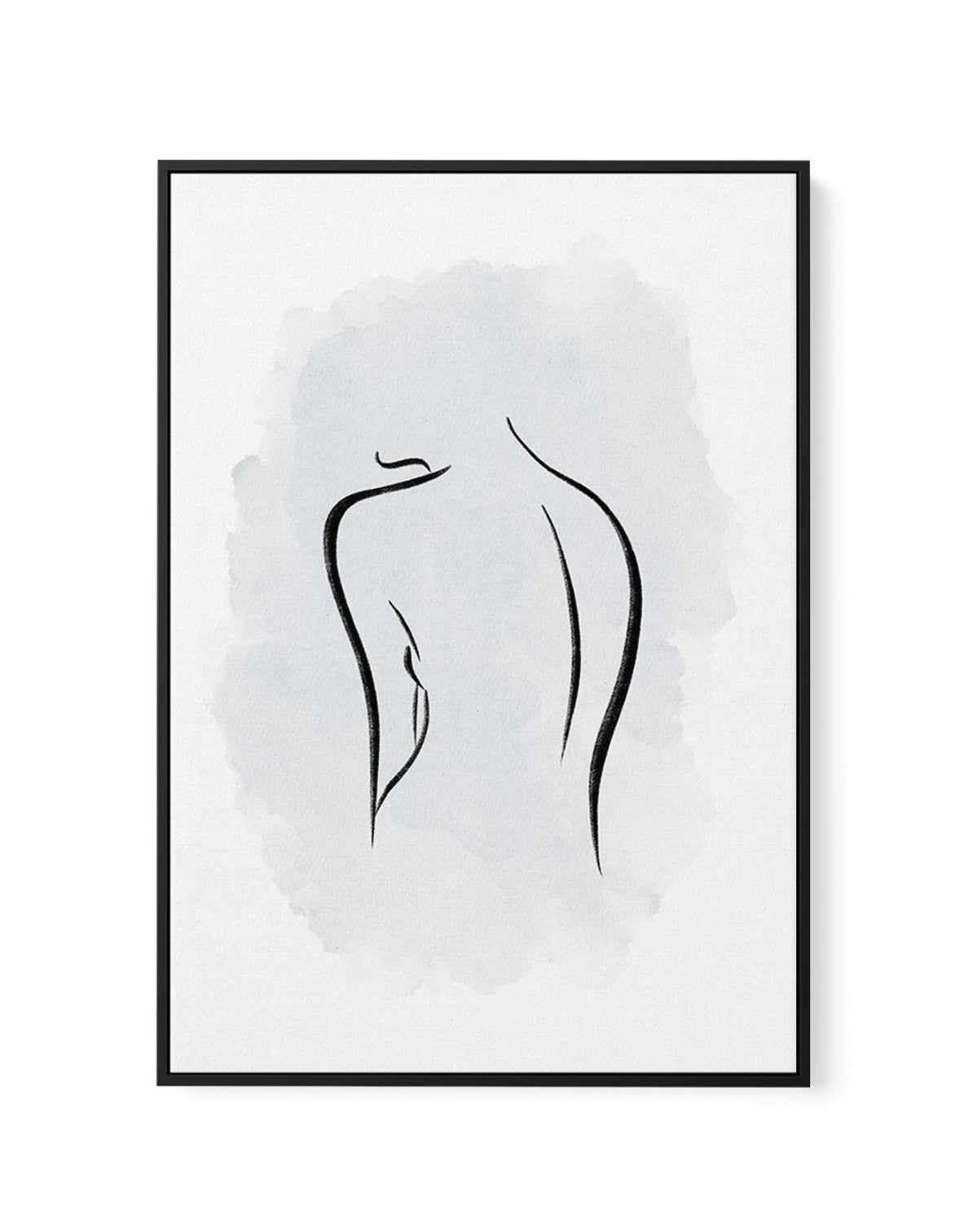 Abstract Body I | Periwinkle Blue | Framed Canvas-CANVAS-You can shop wall art online with Olive et Oriel for everything from abstract art to fun kids wall art. Our beautiful modern art prints and canvas art are available from large canvas prints to wall art paintings and our proudly Australian artwork collection offers only the highest quality framed large wall art and canvas art Australia - You can buy fashion photography prints or Hampton print posters and paintings on canvas from Olive et Or