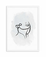 Abstract Body III | Periwinkle Blue Art Print-PRINT-Olive et Oriel-Olive et Oriel-A5 | 5.8" x 8.3" | 14.8 x 21cm-White-With White Border-Buy-Australian-Art-Prints-Online-with-Olive-et-Oriel-Your-Artwork-Specialists-Austrailia-Decorate-With-Coastal-Photo-Wall-Art-Prints-From-Our-Beach-House-Artwork-Collection-Fine-Poster-and-Framed-Artwork