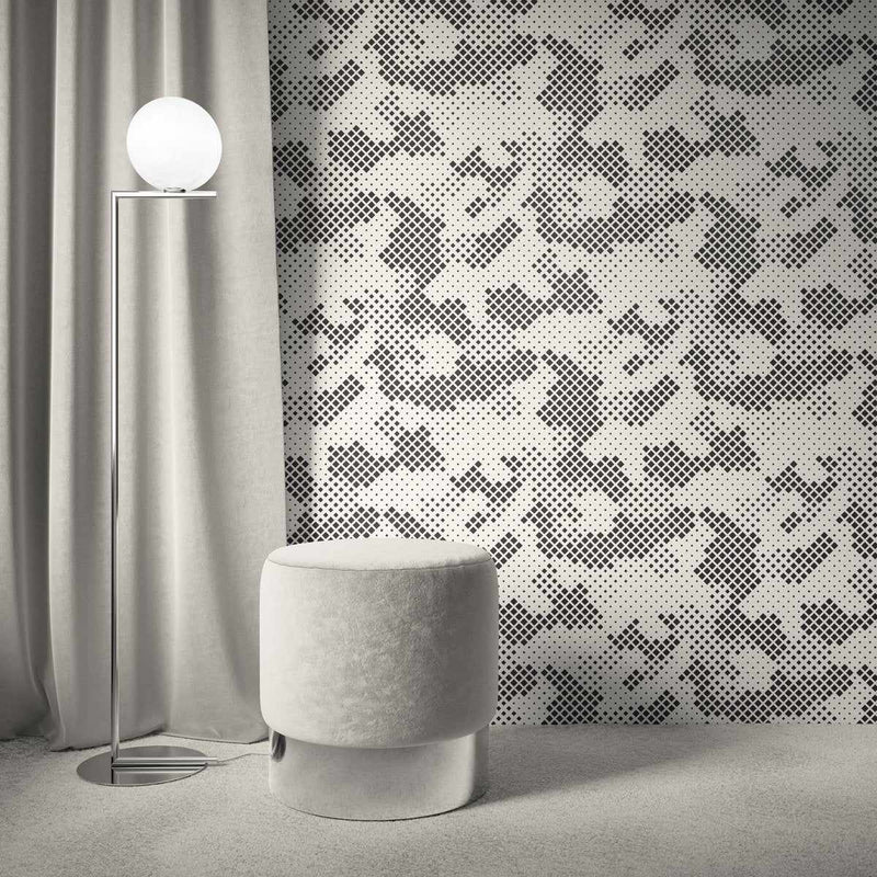 Abstract Camouflage Wallpaper - Olive et Oriel