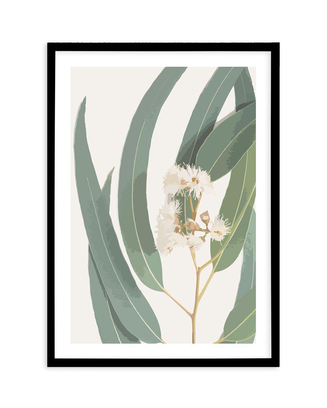 Abstract Eucalyptus I Art Print-PRINT-Olive et Oriel-Olive et Oriel-A5 | 5.8" x 8.3" | 14.8 x 21cm-Black-With White Border-Buy-Australian-Art-Prints-Online-with-Olive-et-Oriel-Your-Artwork-Specialists-Austrailia-Decorate-With-Coastal-Photo-Wall-Art-Prints-From-Our-Beach-House-Artwork-Collection-Fine-Poster-and-Framed-Artwork