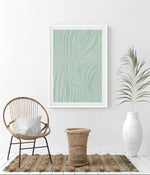 Abstract Green Lines Art Print-PRINT-Olive et Oriel-Olive et Oriel-Buy-Australian-Art-Prints-Online-with-Olive-et-Oriel-Your-Artwork-Specialists-Austrailia-Decorate-With-Coastal-Photo-Wall-Art-Prints-From-Our-Beach-House-Artwork-Collection-Fine-Poster-and-Framed-Artwork