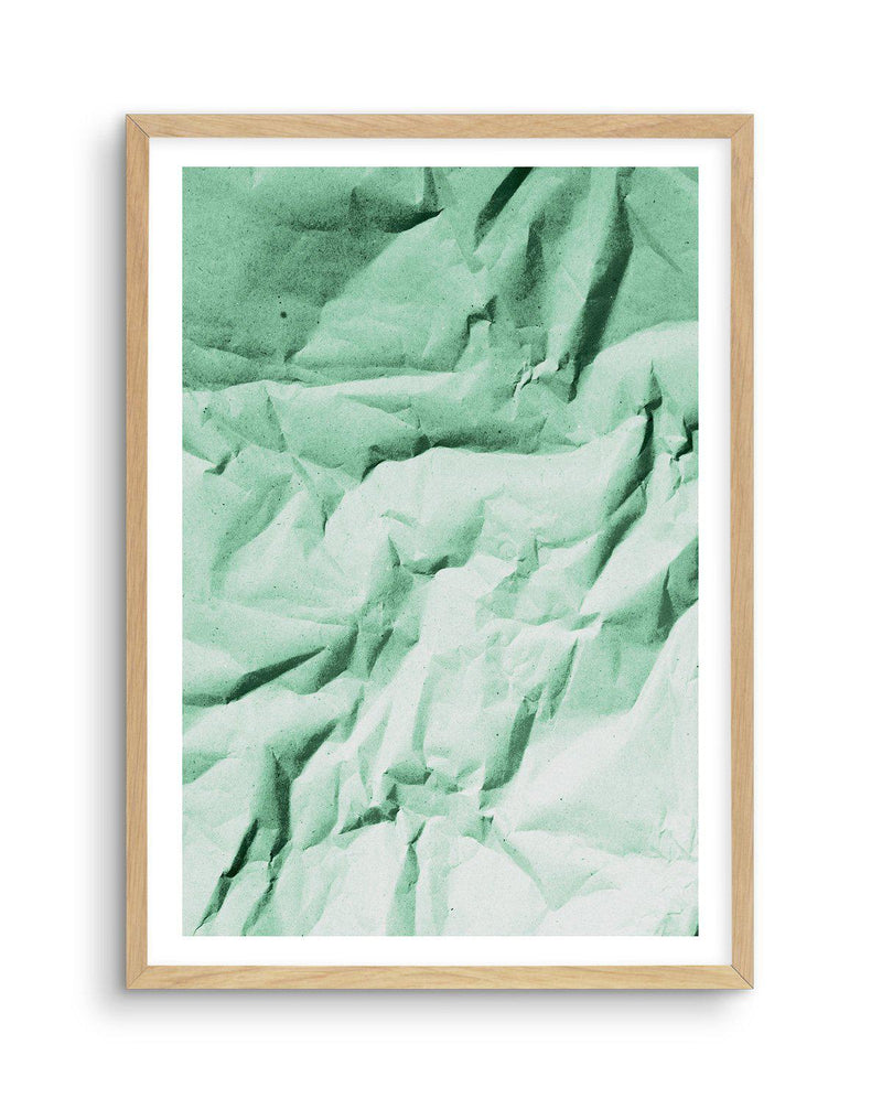 Abstract Green Shadows Art Print-PRINT-Olive et Oriel-Olive et Oriel-A4 | 8.3" x 11.7" | 21 x 29.7cm-Oak-With White Border-Buy-Australian-Art-Prints-Online-with-Olive-et-Oriel-Your-Artwork-Specialists-Austrailia-Decorate-With-Coastal-Photo-Wall-Art-Prints-From-Our-Beach-House-Artwork-Collection-Fine-Poster-and-Framed-Artwork