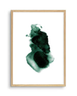 Abstract Green Watercolour I Art Print-PRINT-Olive et Oriel-Olive et Oriel-A4 | 8.3" x 11.7" | 21 x 29.7cm-Oak-With White Border-Buy-Australian-Art-Prints-Online-with-Olive-et-Oriel-Your-Artwork-Specialists-Austrailia-Decorate-With-Coastal-Photo-Wall-Art-Prints-From-Our-Beach-House-Artwork-Collection-Fine-Poster-and-Framed-Artwork
