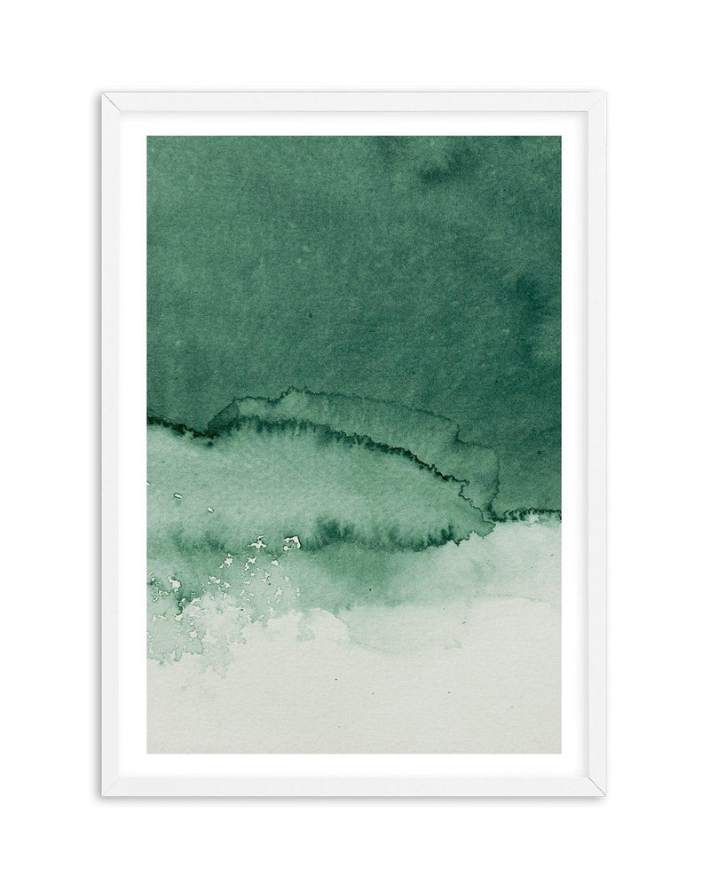 Abstract Green Watercolour III Art Print-PRINT-Olive et Oriel-Olive et Oriel-A4 | 8.3" x 11.7" | 21 x 29.7cm-White-With White Border-Buy-Australian-Art-Prints-Online-with-Olive-et-Oriel-Your-Artwork-Specialists-Austrailia-Decorate-With-Coastal-Photo-Wall-Art-Prints-From-Our-Beach-House-Artwork-Collection-Fine-Poster-and-Framed-Artwork
