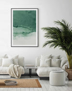 Abstract Green Watercolour III Art Print-PRINT-Olive et Oriel-Olive et Oriel-Buy-Australian-Art-Prints-Online-with-Olive-et-Oriel-Your-Artwork-Specialists-Austrailia-Decorate-With-Coastal-Photo-Wall-Art-Prints-From-Our-Beach-House-Artwork-Collection-Fine-Poster-and-Framed-Artwork