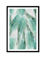Abstract Green Watercolour IV Art Print-PRINT-Olive et Oriel-Olive et Oriel-A4 | 8.3" x 11.7" | 21 x 29.7cm-Black-With White Border-Buy-Australian-Art-Prints-Online-with-Olive-et-Oriel-Your-Artwork-Specialists-Austrailia-Decorate-With-Coastal-Photo-Wall-Art-Prints-From-Our-Beach-House-Artwork-Collection-Fine-Poster-and-Framed-Artwork