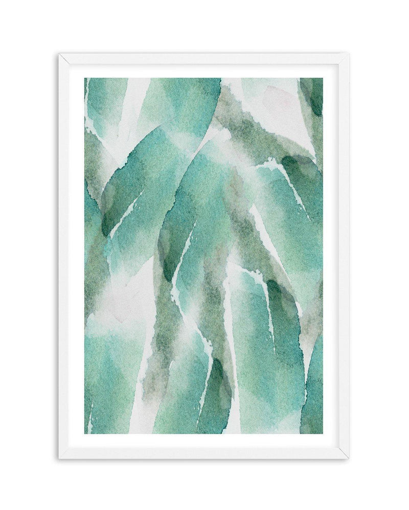 Abstract Green Watercolour IV Art Print-PRINT-Olive et Oriel-Olive et Oriel-A4 | 8.3" x 11.7" | 21 x 29.7cm-White-With White Border-Buy-Australian-Art-Prints-Online-with-Olive-et-Oriel-Your-Artwork-Specialists-Austrailia-Decorate-With-Coastal-Photo-Wall-Art-Prints-From-Our-Beach-House-Artwork-Collection-Fine-Poster-and-Framed-Artwork