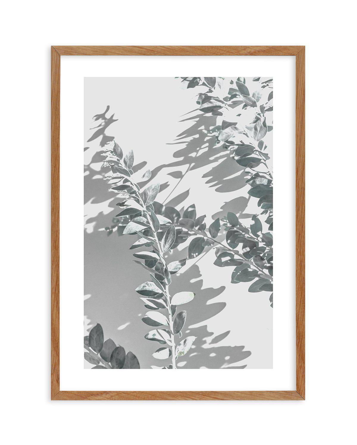 Abstract Leaves II Art Print-PRINT-Olive et Oriel-Olive et Oriel-50x70 cm | 19.6" x 27.5"-Walnut-With White Border-Buy-Australian-Art-Prints-Online-with-Olive-et-Oriel-Your-Artwork-Specialists-Austrailia-Decorate-With-Coastal-Photo-Wall-Art-Prints-From-Our-Beach-House-Artwork-Collection-Fine-Poster-and-Framed-Artwork