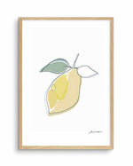 Abstract Limone Art Print-PRINT-Olive et Oriel-Olive et Oriel-A4 | 8.3" x 11.7" | 21 x 29.7cm-Oak-With White Border-Buy-Australian-Art-Prints-Online-with-Olive-et-Oriel-Your-Artwork-Specialists-Austrailia-Decorate-With-Coastal-Photo-Wall-Art-Prints-From-Our-Beach-House-Artwork-Collection-Fine-Poster-and-Framed-Artwork