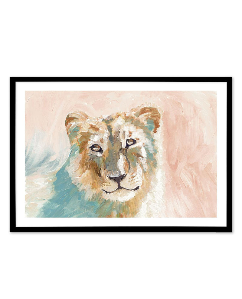 Abstract Lioness Art Print-PRINT-Olive et Oriel-PI Creative Contract 2-A5 | 5.8" x 8.3" | 14.8 x 21cm-Black-With White Border-Buy-Australian-Art-Prints-Online-with-Olive-et-Oriel-Your-Artwork-Specialists-Austrailia-Decorate-With-Coastal-Photo-Wall-Art-Prints-From-Our-Beach-House-Artwork-Collection-Fine-Poster-and-Framed-Artwork