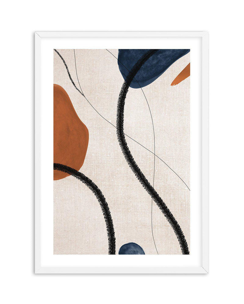 Abstract on Linen I Art Print-PRINT-Olive et Oriel-Olive et Oriel-A5 | 5.8" x 8.3" | 14.8 x 21cm-White-With White Border-Buy-Australian-Art-Prints-Online-with-Olive-et-Oriel-Your-Artwork-Specialists-Austrailia-Decorate-With-Coastal-Photo-Wall-Art-Prints-From-Our-Beach-House-Artwork-Collection-Fine-Poster-and-Framed-Artwork