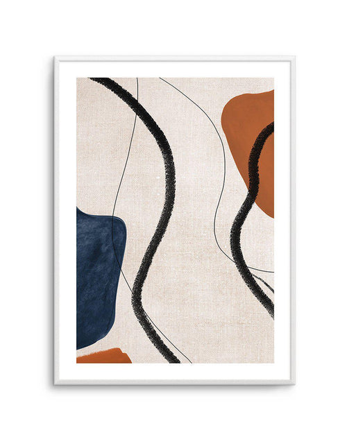 Abstract on Linen II Art Print-PRINT-Olive et Oriel-Olive et Oriel-A5 | 5.8" x 8.3" | 14.8 x 21cm-Unframed Art Print-With White Border-Buy-Australian-Art-Prints-Online-with-Olive-et-Oriel-Your-Artwork-Specialists-Austrailia-Decorate-With-Coastal-Photo-Wall-Art-Prints-From-Our-Beach-House-Artwork-Collection-Fine-Poster-and-Framed-Artwork