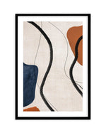 Abstract on Linen II Art Print-PRINT-Olive et Oriel-Olive et Oriel-A5 | 5.8" x 8.3" | 14.8 x 21cm-Black-With White Border-Buy-Australian-Art-Prints-Online-with-Olive-et-Oriel-Your-Artwork-Specialists-Austrailia-Decorate-With-Coastal-Photo-Wall-Art-Prints-From-Our-Beach-House-Artwork-Collection-Fine-Poster-and-Framed-Artwork