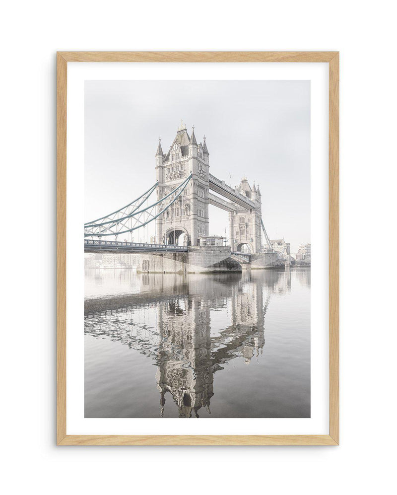 Across the Thames, London Art Print-PRINT-Olive et Oriel-Olive et Oriel-A5 | 5.8" x 8.3" | 14.8 x 21cm-Oak-With White Border-Buy-Australian-Art-Prints-Online-with-Olive-et-Oriel-Your-Artwork-Specialists-Austrailia-Decorate-With-Coastal-Photo-Wall-Art-Prints-From-Our-Beach-House-Artwork-Collection-Fine-Poster-and-Framed-Artwork
