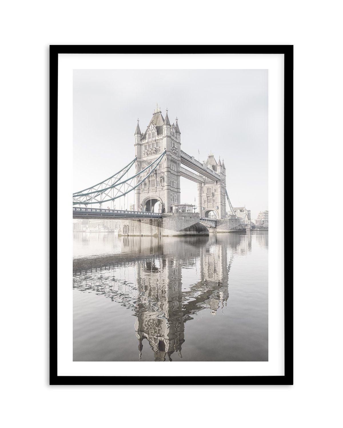 Across the Thames, London Art Print-PRINT-Olive et Oriel-Olive et Oriel-A5 | 5.8" x 8.3" | 14.8 x 21cm-Black-With White Border-Buy-Australian-Art-Prints-Online-with-Olive-et-Oriel-Your-Artwork-Specialists-Austrailia-Decorate-With-Coastal-Photo-Wall-Art-Prints-From-Our-Beach-House-Artwork-Collection-Fine-Poster-and-Framed-Artwork