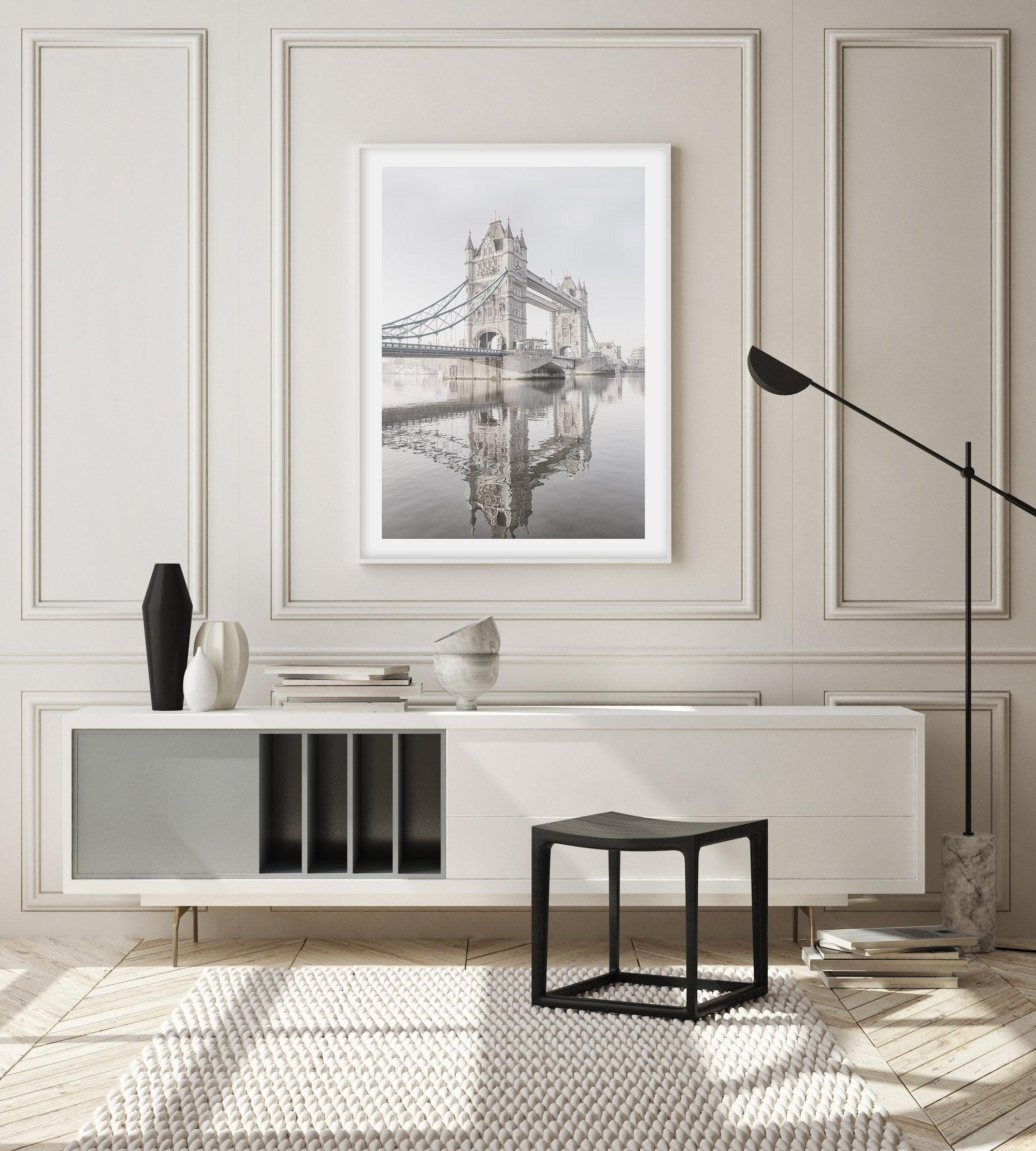 Across the Thames, London Art Print-PRINT-Olive et Oriel-Olive et Oriel-Buy-Australian-Art-Prints-Online-with-Olive-et-Oriel-Your-Artwork-Specialists-Austrailia-Decorate-With-Coastal-Photo-Wall-Art-Prints-From-Our-Beach-House-Artwork-Collection-Fine-Poster-and-Framed-Artwork