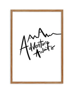 Adventure Awaits Art Print-PRINT-Olive et Oriel-Olive et Oriel-50x70 cm | 19.6" x 27.5"-Walnut-With White Border-Buy-Australian-Art-Prints-Online-with-Olive-et-Oriel-Your-Artwork-Specialists-Austrailia-Decorate-With-Coastal-Photo-Wall-Art-Prints-From-Our-Beach-House-Artwork-Collection-Fine-Poster-and-Framed-Artwork