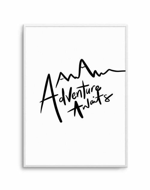 Adventure Awaits Art Print-PRINT-Olive et Oriel-Olive et Oriel-A4 | 8.3" x 11.7" | 21 x 29.7cm-Unframed Art Print-With White Border-Buy-Australian-Art-Prints-Online-with-Olive-et-Oriel-Your-Artwork-Specialists-Austrailia-Decorate-With-Coastal-Photo-Wall-Art-Prints-From-Our-Beach-House-Artwork-Collection-Fine-Poster-and-Framed-Artwork