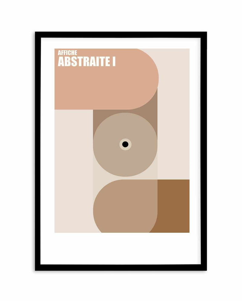 Affiche Abstraite I Art Print-PRINT-Olive et Oriel-Olive et Oriel-A5 | 5.8" x 8.3" | 14.8 x 21cm-Black-With White Border-Buy-Australian-Art-Prints-Online-with-Olive-et-Oriel-Your-Artwork-Specialists-Austrailia-Decorate-With-Coastal-Photo-Wall-Art-Prints-From-Our-Beach-House-Artwork-Collection-Fine-Poster-and-Framed-Artwork