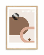 Affiche Abstraite III Art Print-PRINT-Olive et Oriel-Olive et Oriel-A5 | 5.8" x 8.3" | 14.8 x 21cm-Oak-With White Border-Buy-Australian-Art-Prints-Online-with-Olive-et-Oriel-Your-Artwork-Specialists-Austrailia-Decorate-With-Coastal-Photo-Wall-Art-Prints-From-Our-Beach-House-Artwork-Collection-Fine-Poster-and-Framed-Artwork
