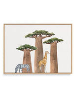African Landscape | Watercolor | Framed Canvas-CANVAS-You can shop wall art online with Olive et Oriel for everything from abstract art to fun kids wall art. Our beautiful modern art prints and canvas art are available from large canvas prints to wall art paintings and our proudly Australian artwork collection offers only the highest quality framed large wall art and canvas art Australia - You can buy fashion photography prints or Hampton print posters and paintings on canvas from Olive et Oriel
