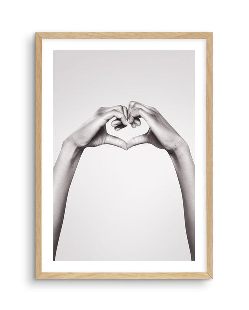 All For Love Art Print-PRINT-Olive et Oriel-Olive et Oriel-A5 | 5.8" x 8.3" | 14.8 x 21cm-Oak-With White Border-Buy-Australian-Art-Prints-Online-with-Olive-et-Oriel-Your-Artwork-Specialists-Austrailia-Decorate-With-Coastal-Photo-Wall-Art-Prints-From-Our-Beach-House-Artwork-Collection-Fine-Poster-and-Framed-Artwork