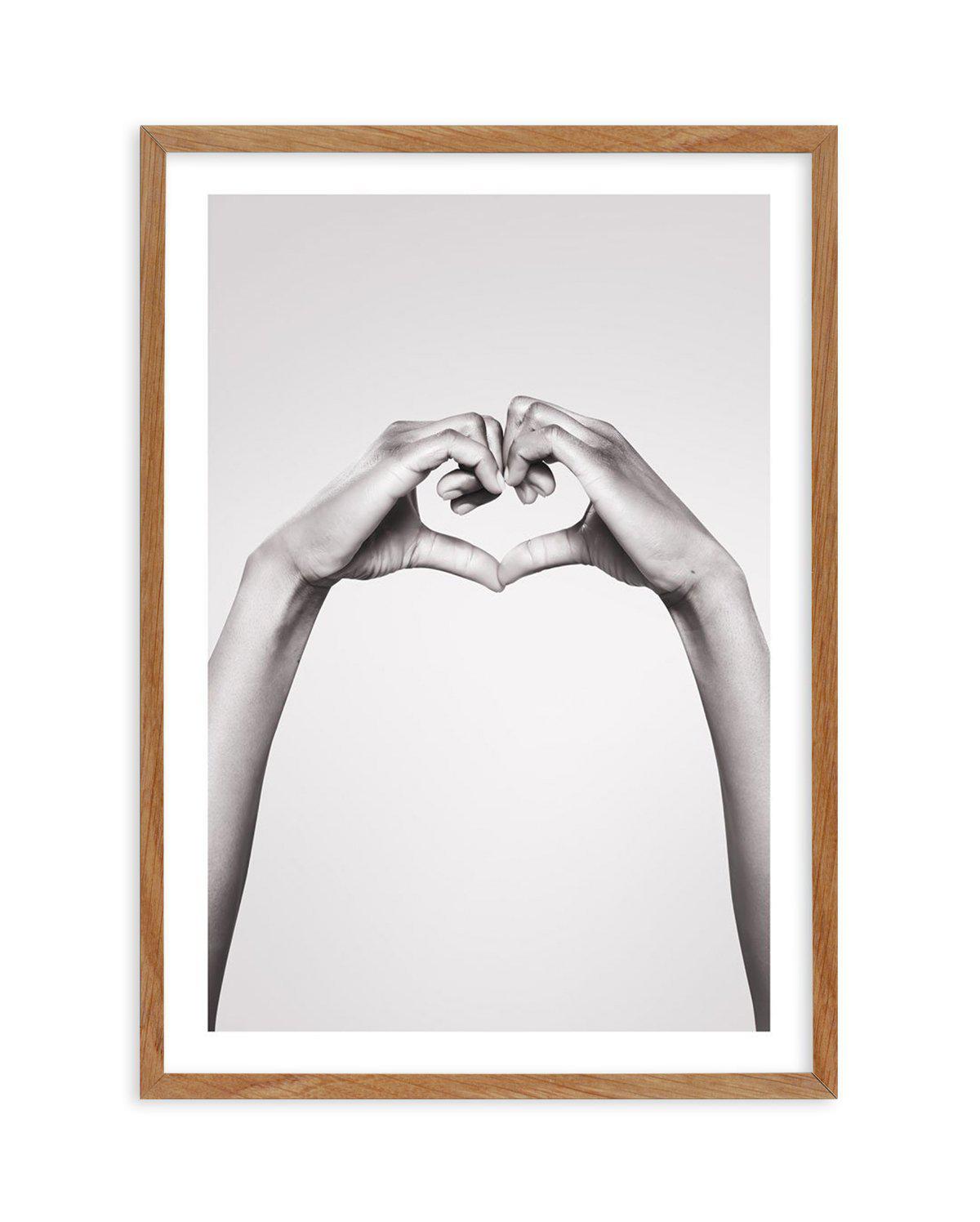 All For Love Art Print-PRINT-Olive et Oriel-Olive et Oriel-50x70 cm | 19.6" x 27.5"-Walnut-With White Border-Buy-Australian-Art-Prints-Online-with-Olive-et-Oriel-Your-Artwork-Specialists-Austrailia-Decorate-With-Coastal-Photo-Wall-Art-Prints-From-Our-Beach-House-Artwork-Collection-Fine-Poster-and-Framed-Artwork