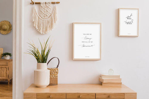 All Of My Tomorrows | Hand scripted Art Print-PRINT-Olive et Oriel-Olive et Oriel-Buy-Australian-Art-Prints-Online-with-Olive-et-Oriel-Your-Artwork-Specialists-Austrailia-Decorate-With-Coastal-Photo-Wall-Art-Prints-From-Our-Beach-House-Artwork-Collection-Fine-Poster-and-Framed-Artwork