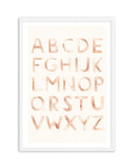 Alphabet Boheme Art Print-PRINT-Olive et Oriel-Olive et Oriel-A5 | 5.8" x 8.3" | 14.8 x 21cm-White-With White Border-Buy-Australian-Art-Prints-Online-with-Olive-et-Oriel-Your-Artwork-Specialists-Austrailia-Decorate-With-Coastal-Photo-Wall-Art-Prints-From-Our-Beach-House-Artwork-Collection-Fine-Poster-and-Framed-Artwork