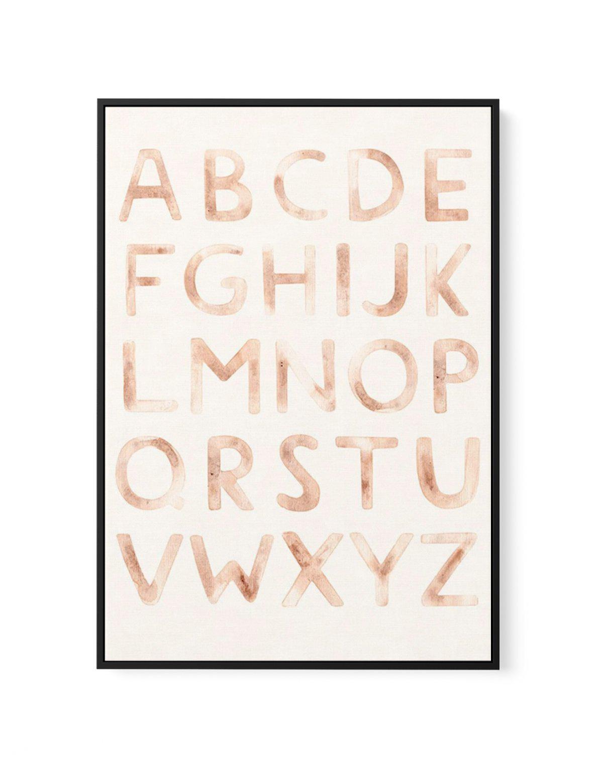 Alphabet Boheme | Framed Canvas-CANVAS-You can shop wall art online with Olive et Oriel for everything from abstract art to fun kids wall art. Our beautiful modern art prints and canvas art are available from large canvas prints to wall art paintings and our proudly Australian artwork collection offers only the highest quality framed large wall art and canvas art Australia - You can buy fashion photography prints or Hampton print posters and paintings on canvas from Olive et Oriel and have them 