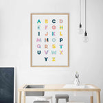 Alphabet | Super Bright Art Print-PRINT-Olive et Oriel-Olive et Oriel-Buy-Australian-Art-Prints-Online-with-Olive-et-Oriel-Your-Artwork-Specialists-Austrailia-Decorate-With-Coastal-Photo-Wall-Art-Prints-From-Our-Beach-House-Artwork-Collection-Fine-Poster-and-Framed-Artwork