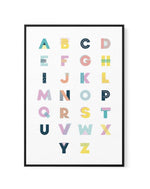 Alphabet | Super Bright | Framed Canvas-CANVAS-You can shop wall art online with Olive et Oriel for everything from abstract art to fun kids wall art. Our beautiful modern art prints and canvas art are available from large canvas prints to wall art paintings and our proudly Australian artwork collection offers only the highest quality framed large wall art and canvas art Australia - You can buy fashion photography prints or Hampton print posters and paintings on canvas from Olive et Oriel and ha
