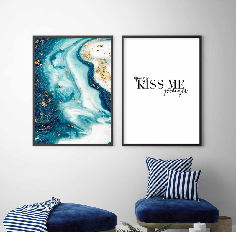 Always Kiss Me Goodnight | PT Art Print-PRINT-Olive et Oriel-Olive et Oriel-Buy-Australian-Art-Prints-Online-with-Olive-et-Oriel-Your-Artwork-Specialists-Austrailia-Decorate-With-Coastal-Photo-Wall-Art-Prints-From-Our-Beach-House-Artwork-Collection-Fine-Poster-and-Framed-Artwork