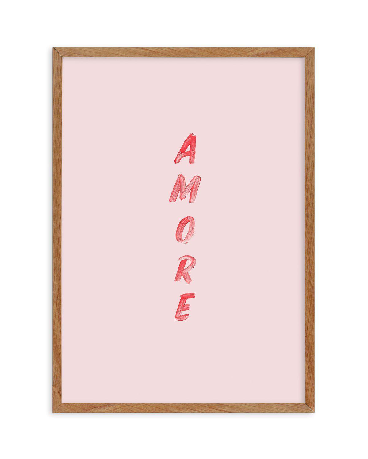 Amore Art Print-PRINT-Olive et Oriel-Olive et Oriel-50x70 cm | 19.6" x 27.5"-Walnut-With White Border-Buy-Australian-Art-Prints-Online-with-Olive-et-Oriel-Your-Artwork-Specialists-Austrailia-Decorate-With-Coastal-Photo-Wall-Art-Prints-From-Our-Beach-House-Artwork-Collection-Fine-Poster-and-Framed-Artwork