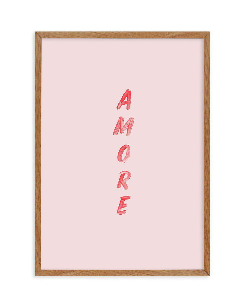 Amore Art Print-PRINT-Olive et Oriel-Olive et Oriel-50x70 cm | 19.6" x 27.5"-Walnut-With White Border-Buy-Australian-Art-Prints-Online-with-Olive-et-Oriel-Your-Artwork-Specialists-Austrailia-Decorate-With-Coastal-Photo-Wall-Art-Prints-From-Our-Beach-House-Artwork-Collection-Fine-Poster-and-Framed-Artwork