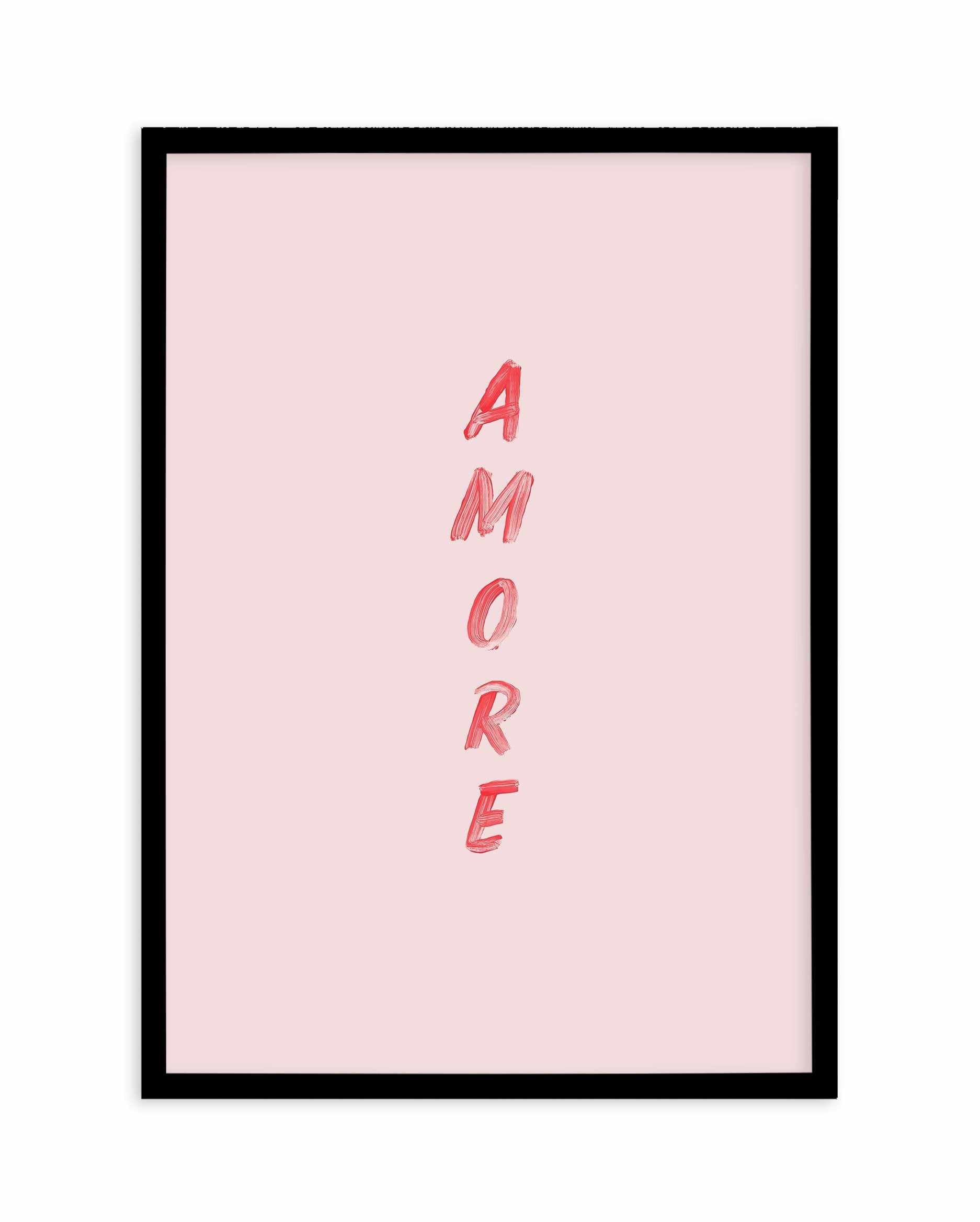 Amore Art Print-PRINT-Olive et Oriel-Olive et Oriel-A5 | 5.8" x 8.3" | 14.8 x 21cm-Black-With White Border-Buy-Australian-Art-Prints-Online-with-Olive-et-Oriel-Your-Artwork-Specialists-Austrailia-Decorate-With-Coastal-Photo-Wall-Art-Prints-From-Our-Beach-House-Artwork-Collection-Fine-Poster-and-Framed-Artwork