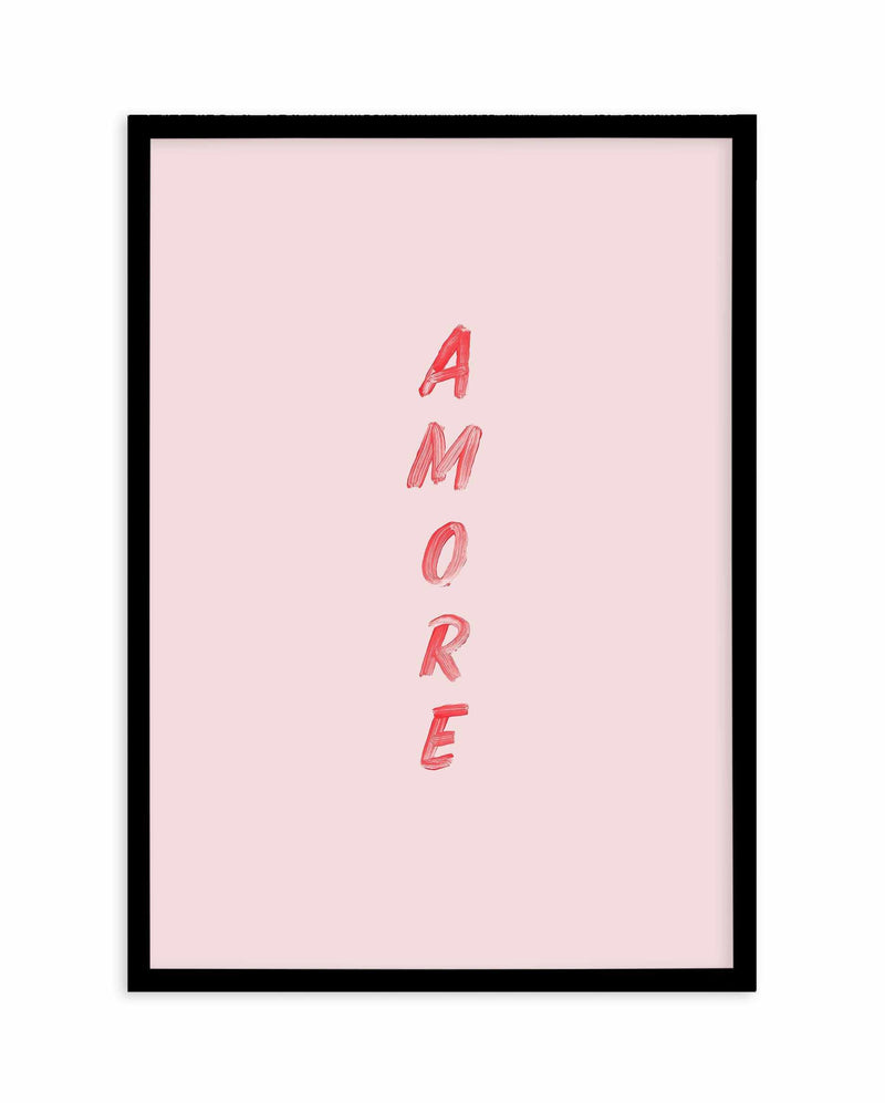 Amore Art Print-PRINT-Olive et Oriel-Olive et Oriel-A5 | 5.8" x 8.3" | 14.8 x 21cm-Black-With White Border-Buy-Australian-Art-Prints-Online-with-Olive-et-Oriel-Your-Artwork-Specialists-Austrailia-Decorate-With-Coastal-Photo-Wall-Art-Prints-From-Our-Beach-House-Artwork-Collection-Fine-Poster-and-Framed-Artwork