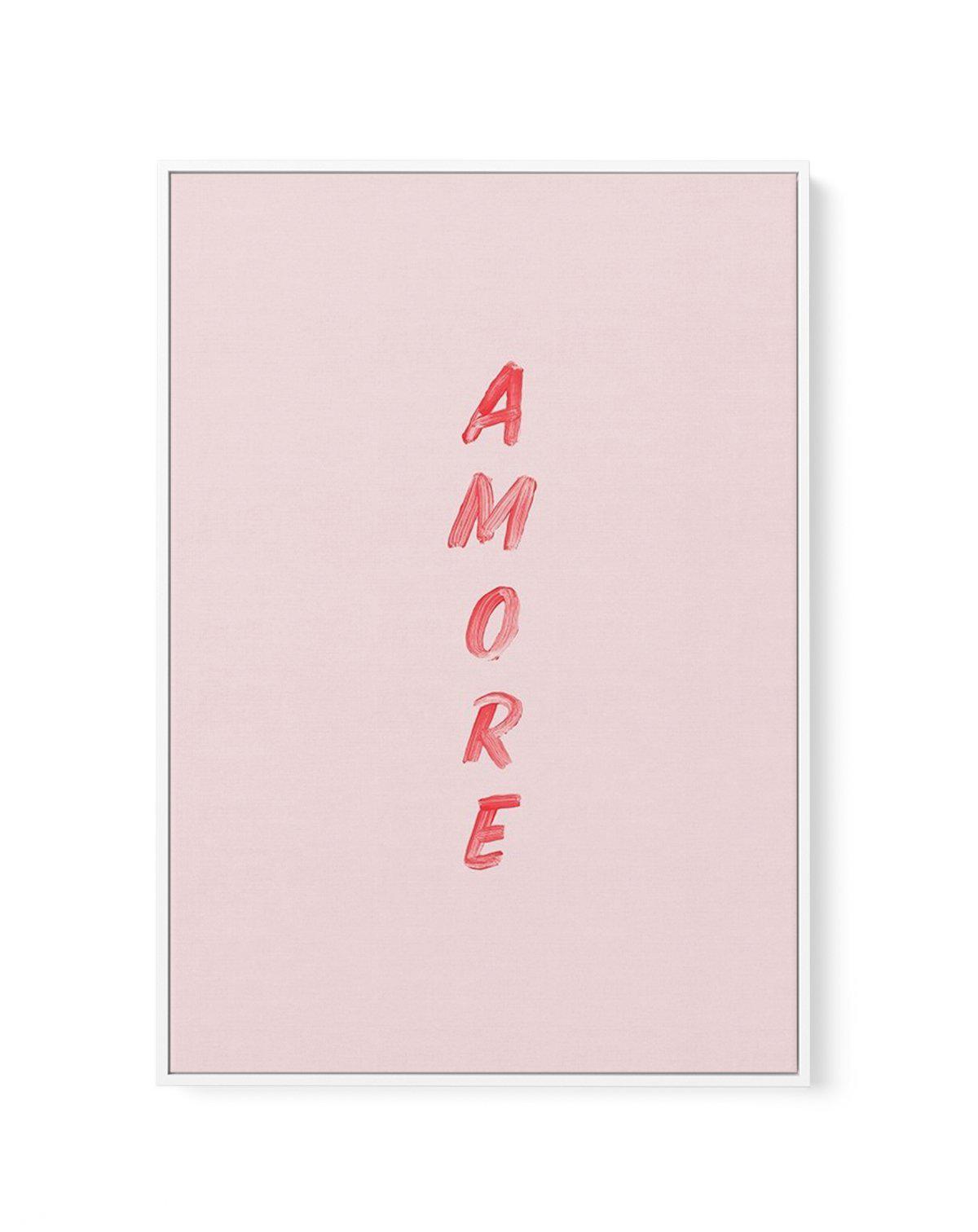 Amore | Framed Canvas-CANVAS-You can shop wall art online with Olive et Oriel for everything from abstract art to fun kids wall art. Our beautiful modern art prints and canvas art are available from large canvas prints to wall art paintings and our proudly Australian artwork collection offers only the highest quality framed large wall art and canvas art Australia - You can buy fashion photography prints or Hampton print posters and paintings on canvas from Olive et Oriel and have them delivered 